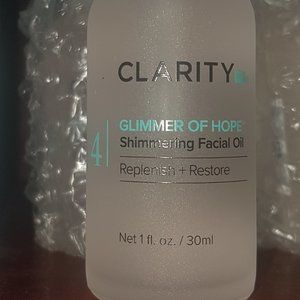 ClarityRx Glimmer of hope shimmering facial oil 1 oz. 30 ml